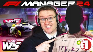 F1 Manager 2024 CREATEATEAM EP 1 THE GOAT DRIVER IS BACK IN F1 [upl. by Ybloc347]