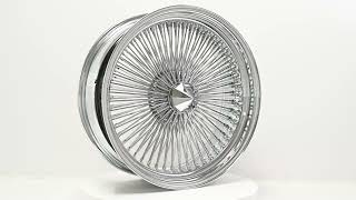 LA Wire Wheels Standard 150 Spoke Straight Lace Chrome WW041 [upl. by Gerhard]