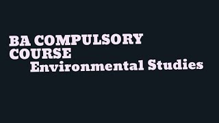 BA 1st sem Compulsory Course SGOU Environmental Studies block 2questions [upl. by Boony4]