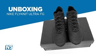 Nike Flyknit Ultra FG Black Unboxing by Nikys Sports [upl. by Eggett386]