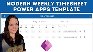 Master Your Time with the Modern Weekly Timesheet Power Apps Template [upl. by Kenny334]