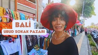 BALİ UBUD ÇARŞISI VE SOKAK PAZARI  UBUD STREET MARKET [upl. by Jovitah]