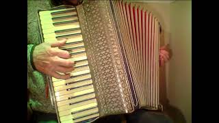 La Foule Piaf song on accordion [upl. by Nomolos]