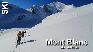 Mont Blanc à Ski  2021 [upl. by Yelmene]