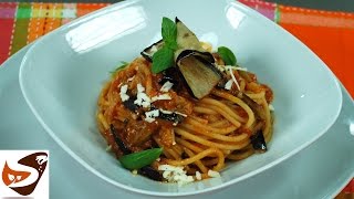 Pasta alla norma con melanzane facile e buonissima Primi piatti [upl. by Notnelc744]