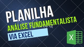 Planilha Excel Análise Fundamentalista Site Fundamentus [upl. by Seigel]