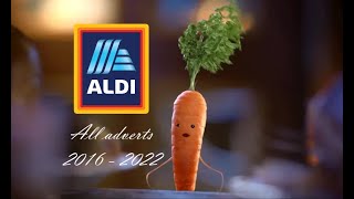 almost every single Aldi Kevin the carrot Christmas advert 20162022 [upl. by Ajnot]