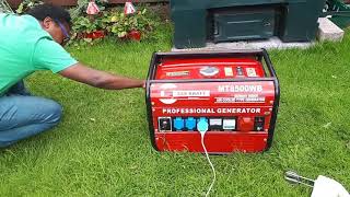 Selling a Sab Kraft MT8500WB Petrol Professional Generator [upl. by Clark373]