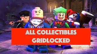 Lego DC Super Villains Gridlocked Free Play 100 all Minikits and Collectibles [upl. by Mellins149]