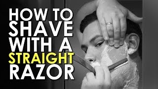 How to Shave with a Straight Razor  AoM Instructional [upl. by Bridwell]