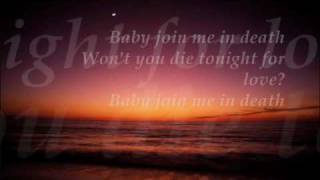 HIM  join me in death lyrics [upl. by Rebmac758]