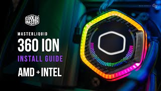 Cooler Master 360 ION AMD AM5 amp Intel INSTALL GUIDE [upl. by Vadnee]