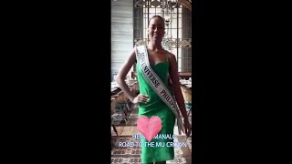 CHELSEA MANALOS FAVORITE OUTFIT IS GREEN MISS UNIVERSE PHILIPPINES [upl. by Towill239]