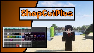 Minecraft ShopGuiPlus Plugin Tutorial [upl. by Corel]