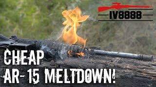 Cheap AR15 Meltdown [upl. by Siubhan]