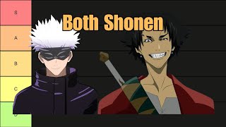 Shonen Anime Genre Tier List [upl. by Madea]