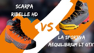 Scarponcini La Sportiva aequilibrium lt gtx VS Scarpa ribelle hd  quali scegliere [upl. by Pacificas]