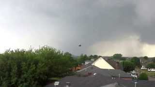 May 20 2013 Moore tornado from my roof [upl. by Seuqram]