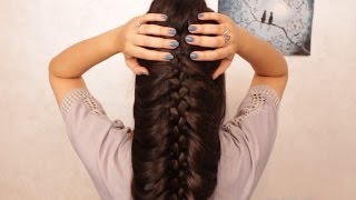 كيف تعملين ضفيرة الشلال بطريقة سهلة  EASY Waterfall Braid Hair Tutorial [upl. by Erot]