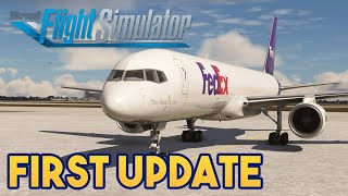 Microsoft Flight Simulator  FIRST SIM UPDATE FOR 2024 [upl. by Standley]