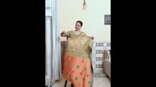 Nauvari saree draping sareedraping youtubeshorts ytshorts [upl. by Andras594]