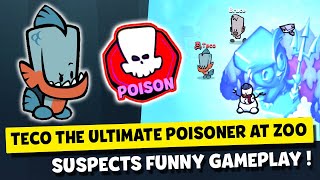 TECO THE NEW ULTIMATE POISONER AT FROSTY ZOO MAP  SUSPECTS MYSTERY MANSION FUNNY GAMEPLAY 59 [upl. by Penrod]