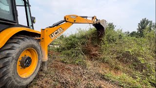 bulldozer skills  JCB Doing Bush Clearing And Soil Preparation droneplanet2040 [upl. by Huan]