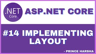 14ASPNET Core MVC tutorial  Implementing Layout View Start View Import [upl. by Scarface]