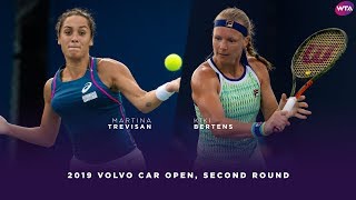 Martina Trevisan vs Kiki Bertens  2019 Charleston Open Second Round  WTA Highlights [upl. by Mose466]