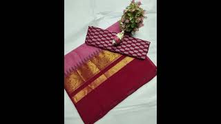 jakkampatty pure cotton chettinad cotton 670 free shipping for orders wats up me 6383759928 [upl. by Yanal]