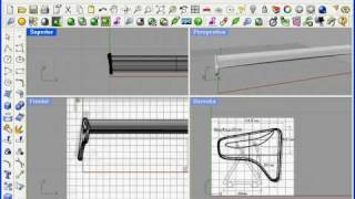 Tutorial Rhinoceros 3D Diseño de Alerones Parte 2 [upl. by Hendren]