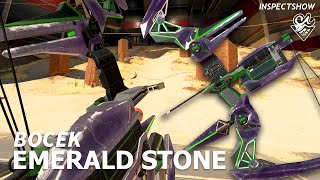 APEX LEGENDS Bocek Bow Emerald Stone  Legendary Skin Gameplay [upl. by Thunell]