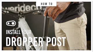 How to Install A Dropper Post 🧐 [upl. by Ylrak]