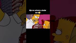 No volveré a dudar  los simpson lossimpson lossimpsonlatino luistoonexpress memes meme humor [upl. by Enneyehc]