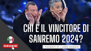 SANREMO 2024 CHI E IL VINCITORE [upl. by Katzen]