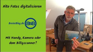 Alte Fotos digitalisieren  ohne Scanner [upl. by Pippas]