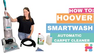 How to Use Hoover Carpet Cleaner Full Tutorial [upl. by Nivle950]