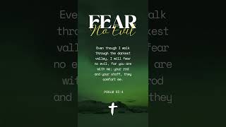 I Will Fear No Evil  Daily Bible Inspiration [upl. by Bowrah]