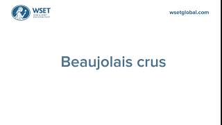 How to say it Beaujolais crus [upl. by Ased546]