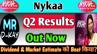 Nykaa Q2 Results 2025 🔥 Nykaa Share Latest News  Nykaa Share Latest News Today [upl. by Saitam]