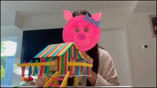 Dramatizing a Story Three Little Pigs [upl. by Yaras860]