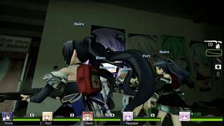 Hyperdimension Neptunia Victory Left 4 Dead 2 c2m5 2nd bate test [upl. by Territus820]