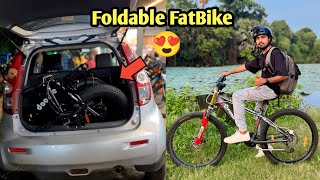 Foldable fatbike pasand aa gayi or long ride par Piyush ka crsh ho gaya 😲 [upl. by Delahk]