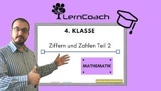 4Klasse Ziffern und Zahlen Teil2 [upl. by Yadsendew]