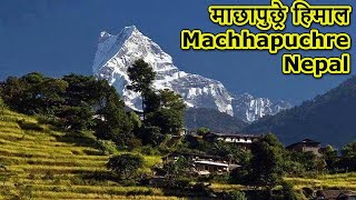 Machapuchare Mountain Nepal 1080P [upl. by Kellina]