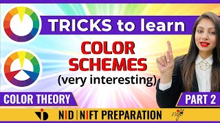 Color Theory for NIFT NID Entrance Exams  Color Schemes  Color Wheel Fundamentals [upl. by Ainitsirhc]