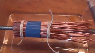 Making a commutator for a homemade DC motor [upl. by Lilyan]