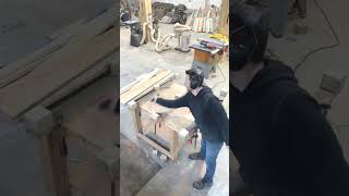 Dismantling a Pallet short woodworking shorts [upl. by Notwen]