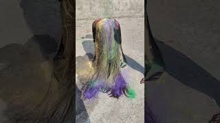 Rapunzel garima jaiswal long hair colours holi2024 longhaircolors virallonghair [upl. by Rafat]