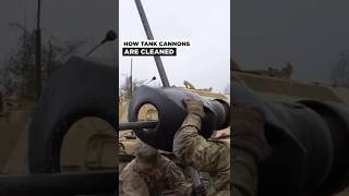 How Tank and Artillery Cannons are Cleaned [upl. by Aidnyc]